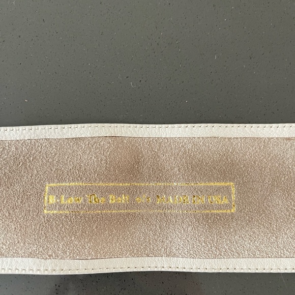 B-Low the Belt Cream Suede Belt - Picture 2 of 5